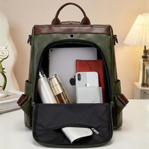 Image of VISMIINTREND Leather Backpack Bags for Women | College Backpack Bags for Girls | Ladies Purse Handbag | Gift for Woman