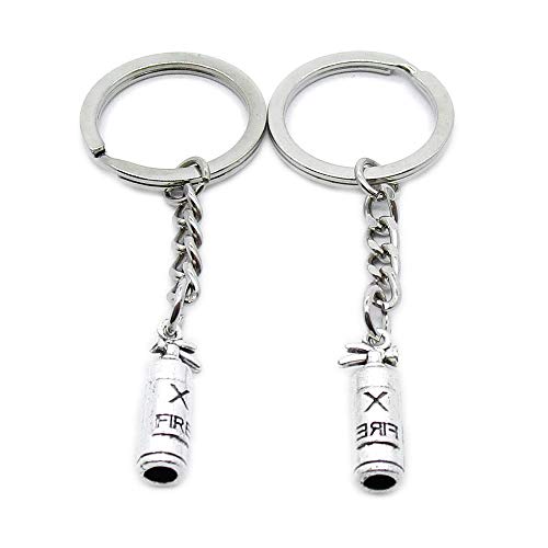 100 Pieces Keychain Keyring Door Car Key Chain Ring Tag Wholesale Supplier Clasps BH8D7Y Fire Extinguisher