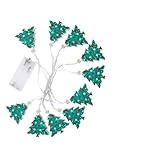 VILLCASE 1Stück LED Weihnachtslichterkette Mit Lichtern Für Innen Und Außendekoration Batteriebetrieben Für Partys Und Festliche Anlässe