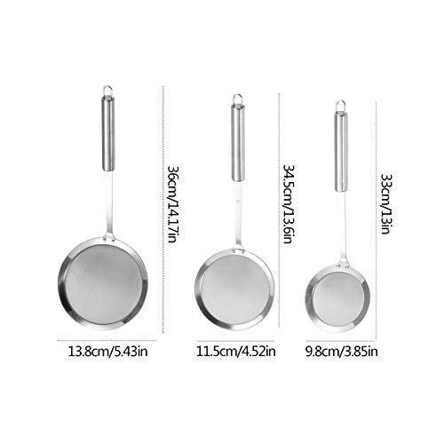 Schiumarole Cucina,Tianher 3 Pezzi Schiumarola in