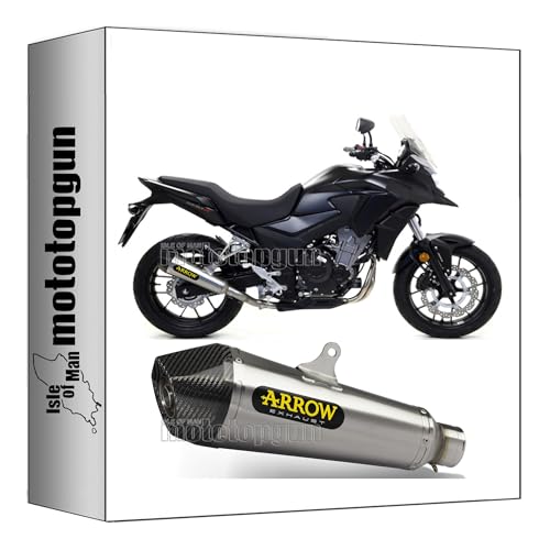 Echappement Arrow X-Kone nichrom optimise la sonorite de votre Honda CB 500 X