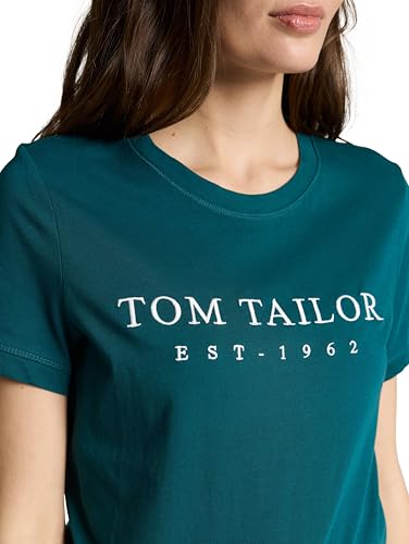 Basic T-Shirt mit Logo-Print 4