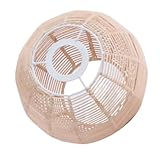 Abat-jour de plafond : grâce à son design polyvalent, cet abat-jour tissé peut servir de décoration dans les salons de thé, les comptoirs de bar ou les maisons d'hôtes, créant une atmosphère chaleureuse et accueillante dans n'importe quel espace