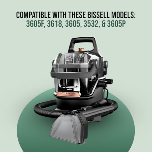 Image of Replacement Accessories for Bissell Little Green HydroSteam Carpet Cleaners - Fits Models # 3618, 3605, 3532, 3700 (3 inch Stain Tool)