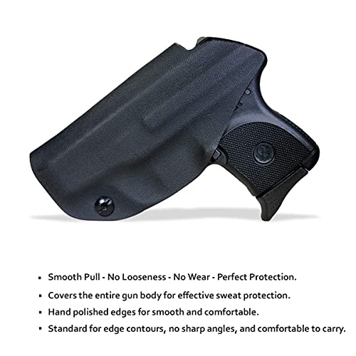 Ruger Lcp 380 Holster Iwb Kydex Holster Custom Fit: Ruger Lcp 380 Auto Pistol - Inside Waistband Concealed Carry - Adj. Cant Retention - Cover Mag-Button - No Wear - No Jitter (Black, Right) #TOP1