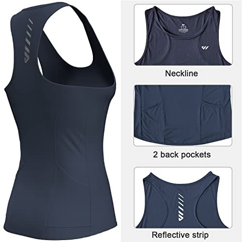 Image of Wulibike Sleeveless Cycling Jersey Women Running Shirts Vest bike top Summer Biking tank Basic Top With Pockets
