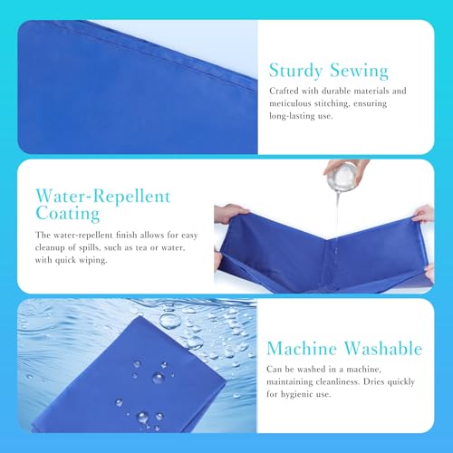 Tubular Slide Sheet for Patient Transfer, Sliding Sheet to Assist Moving Elderly, Draw Sheet for Cars, Vehicles, Wheelchairs and Bed Transfers for Turning, Repositioning, Sliding, Blue, 1Psc, 47"x30"