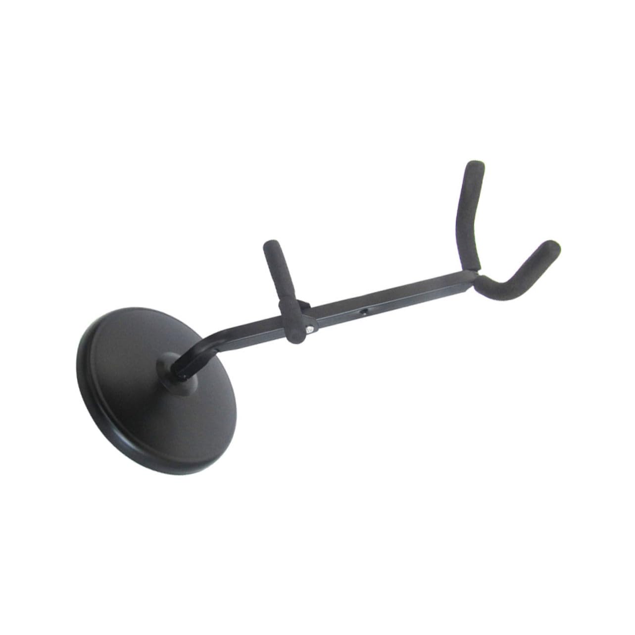 Mobestech Supporto per Sax Contralto Nero in Ferro, Reggi Sax Robusto | Rivestimento in Spugna, Antiruggine e Resistente All'usura, Struttura Stabile per Strumento