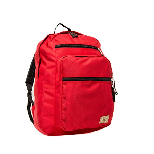 Everest Multi-compartment Daypack With Laptop Pocket Backpack, Red
