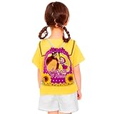Mochilinha Bag Infantil Personalizado com Nome e Idade Masha e o Urso (Mochilinha 20x30, Unidades, 01)