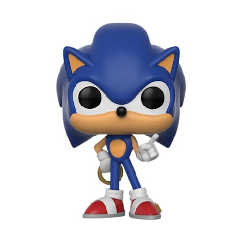 Funko Pocket POP! & Tee: Sonic - para crianças e crianças - Flocado - Grande - (L) - Sonic the Hedge