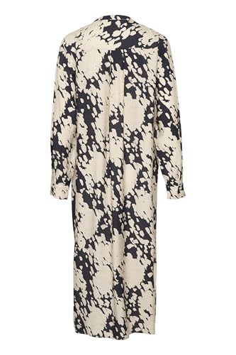 Robe chemise longue KAFFE coupe casual confortable pour masquer les complexes - 5