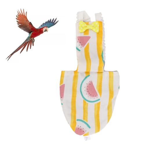 Fraldas de pássaros para animais de estimação Aves laváveis ​​de aves de vôo fraldas para pássaros d