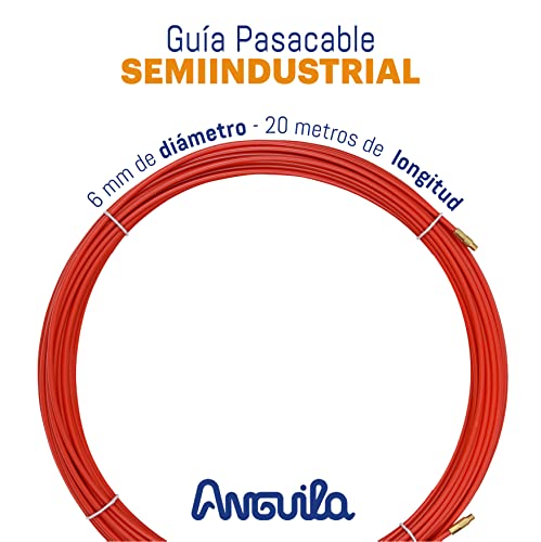 Passage de câble difficile ? Utilisez le guide semi-industriel Anguila 6 mm en acier