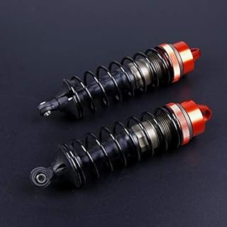 Hockus Accessories Front and Rear Absorber Shock Suspension Set for LOSI 5IVE-T Rovan LT Black