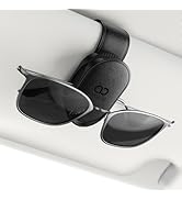 Lamicall Sunglasses Holder for Car Visor - [One-Handed Access] [Auto-Lock] Car Glasses Holder wit...