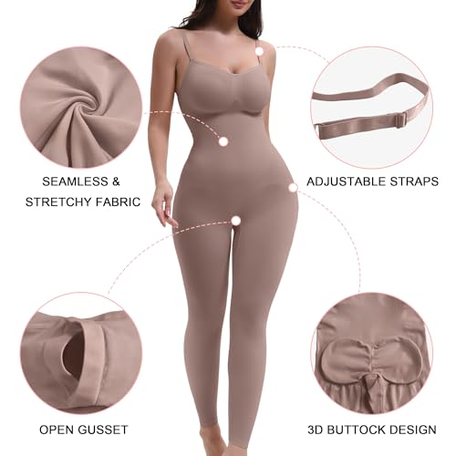 Image of SHAPERX Hourglass Leggings Anti Cellulite Compression Full Body Shapewear Breathable No Roll Down