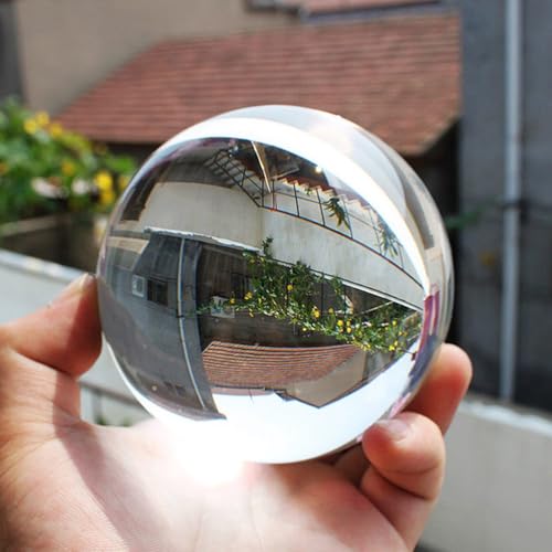 Boule de cristal 60mm transparent pour photographie et décoration de maison - 4
