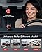 Electop 120dB Car Alarm System with Motion Sensor & Sound, Car Security System Anti-Theft Device Car Alarm with Wireless Remote & Led Light for Cars, Trucks, Suvs