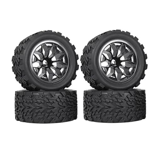 Pneus RC 1:10 contre la perte d'adhérence avec moyeu 12mm pour camion modifié