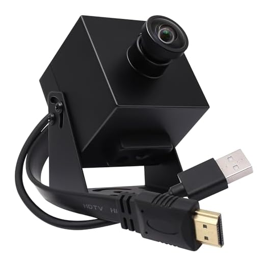 SVPRO Webcam 4K – USB HDMI doppia uscita per computer/monitor/proiettore/TV, grandangolo senza distorsioni, webcam di sicurezza H.264