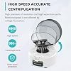 LAB FISH Mini Centrifuge Machine 4000 RPM,980 xg RCF,Lab Benchtop Microcentrifuge W/ 2-in1 Rotor for 0.2/1.5/2ml Capacity Scientific Test Tubes