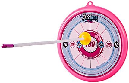 HYMAN Bow and Arrow Children Archery Set Outdoor Shooting Sports Kit with 3 Suction Cup Arrows and Target for Kids