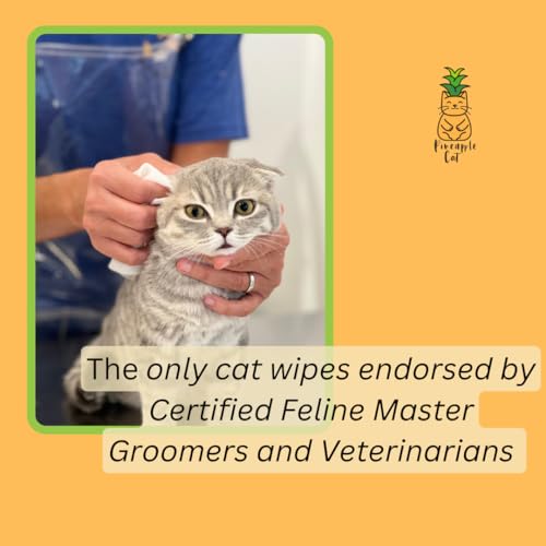 Grooming Wipes – Gentle Cat Cleaning Wipes – Hygienic Grooming Tool for Cats Ears, Paws, Bum, and Fur Grooming Wipes – Gentle Cat Cleaning Wipes – Hygienic Grooming Tool for Cats Ears, Paws, Bum, and Fur