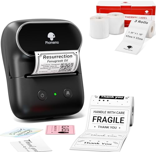 Imprimante etiquette autocollante Bluetooth pour organiser votre bureau sans encre