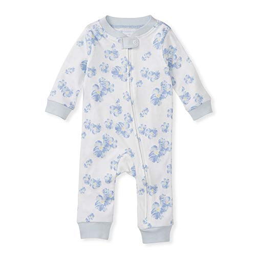 Image of Burt's Bees Baby unisex-baby Sleep & Play, Organic One-piece Romper-jumpsuit Pj, Zip Front Footed Pajama