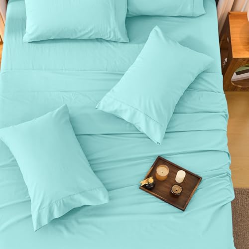 Image of Bedlifes 100% French Linen Cal King Bedding Set - 18-24 inch Extra Deep, 6Pcs | Soft & Durable, Breathable & Cooling, Flax Linen Sheet, OEKO-TEX Certified, Moisture Wicking, Easy Care, Machine Washable