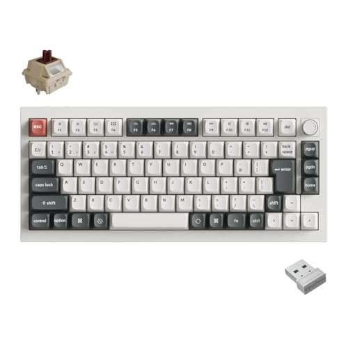 �y�������K�i�zKeychron Q1 Ultra 8K 75% ���J�j�J���L�[�{�[�h 8000Hz�|�[�����O���[�g 2.4GHz/Bluetooth/�L���Ή� CNC�A���~➑� �z�b�g�X���b�v�Ή� OSA�_�u���V���b�gPBT�L�[�L���b�v RGB�o�b�N���C�g