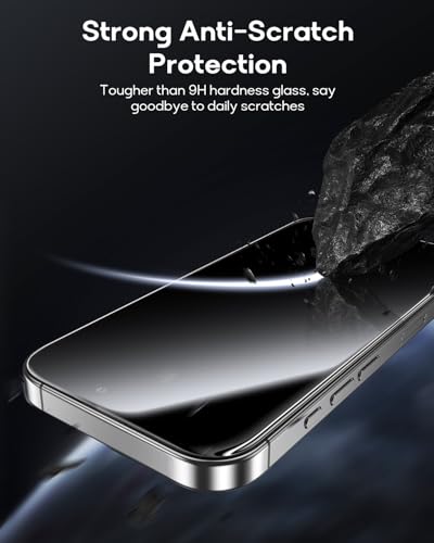 Image of Supershieldz NeoGuard True 360 Privacy Tempered Glass Screen Protector Guard for iPhone 12 and 12 Pro, 9H Hardness, Anti-Static, Case-Friendly, Easy Installation Kit - 1 Pack