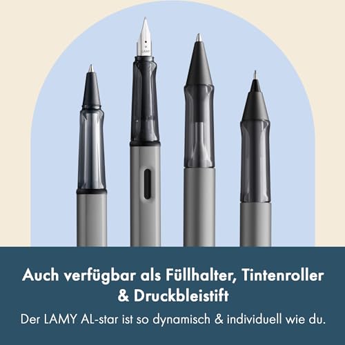 Lamy AL-Star Graphit Kugelschreiber – leichtes Schreibgerät aus Aluminium