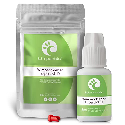 Wimpernkleber Expert MILD (5ml). Trocknungszeit 4-5 Sekunden. Wimpernhaltbarkeit bis zu 5 Wochen! Cover