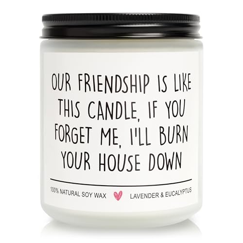 Cadeau d'amitié : bougie parfumée lavande pour choyer votre meilleure amie