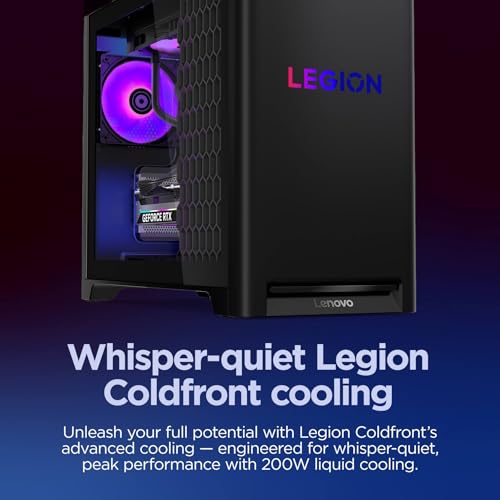 Image of Lenovo Legion Tower 5i 30L Desktop Computer Gaming PC, NVIDIA RTX 5060Ti(8GB GDDR7), Intel Ultra 7 265F(Max 5.3GHz), 64GB DDR5-5600 MT /S, 2TB SSD, Windows 11 Pro, KB & Mouse, Accessories