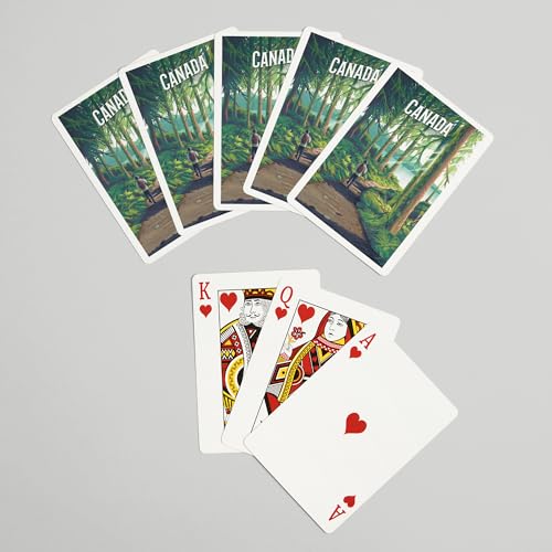 Canada Walk in The Woods Baraja Poker 52 Cartas miniatura 7