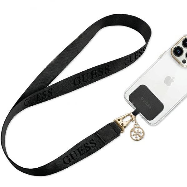 GUESS GUOUCPNLEH4K Ceinture Universelle en Nylon CBDY Noir