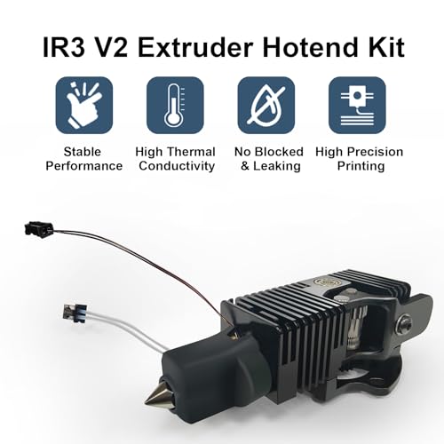 IdeaFormer 0.4mm IR3 V2 Extruder Hotend Set, 24V 80W Original Direct Drive Extruder für Förderband 3D Drucker IR3 V2