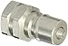 Eaton Hansen LL3K8 Stainless Steel 303 ISO-B Interchange Hydraulic Fitting, Plug with Valve, 3/4"-16 SAE Female, 3/8" Body