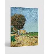 TWING Van Gogh Canvas Wall Art, A Lane near Arles Reproduction,Ready to Hang Gallery Wrapped Pain...