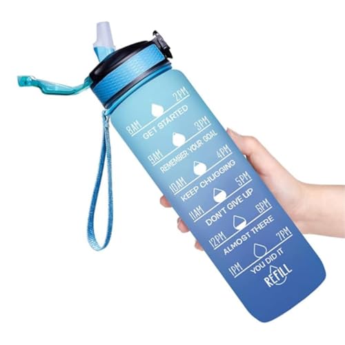 Garrafa Squeeze 1L Policarbonato Degrad&ecirc; Hidrata&ccedil;&atilde;o Ideal para Academia Corridas Casa Buritis...
