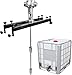 Power Mixer Pneumatic Agitator Clamp-On Drum Agitator Industrial-Grade Pneumatic Shaker Paint Stirring Tool，Pneumatic Mixer, Air Agitator,Pneumatic Bracket Mixer, Paint Stirring Machine, 1/2