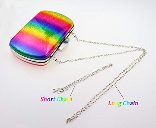 Magibag-Women-Rainbow-Crossbody-Chain-Bag-Wallet-for-Wedding-Evening-Party-Clutch-Purse-Handbag