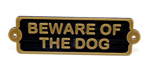 Beware Of The Dog Beware Of Dog Antique Style Sign Plaque Fake Cast Iron Decor #TOP30