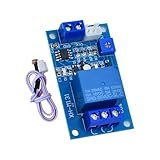 YIZITU Tablero De Conmutación Control Relés Sensibles A La Luz con Sensibilidad Ajustable para Alumbrado Público Sistemas Automatización Interiores Módulo Relés Fotorresistor