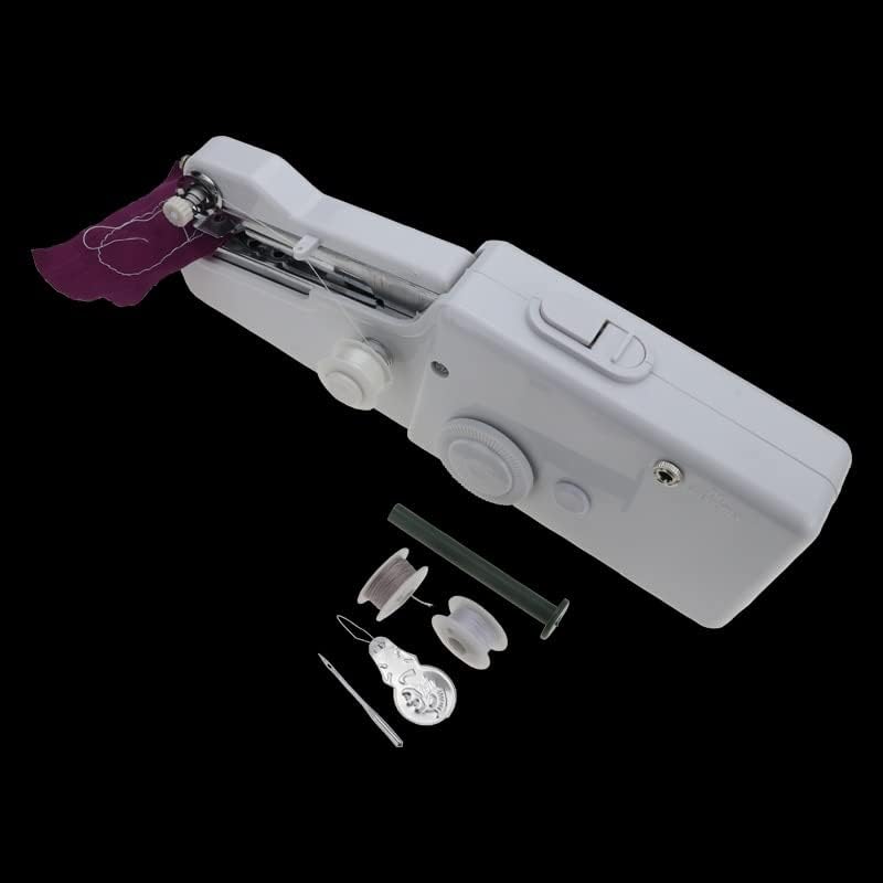 2017 Mini Portable Handheld sewing machines Stitch Sew needlework Cordless Clothes Fabrics Electric Sewing Machine Stitch Set