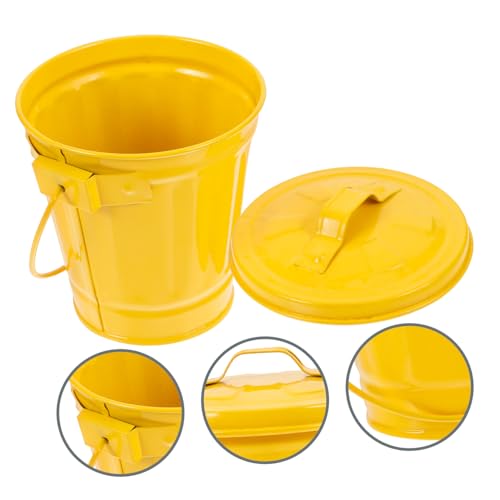Cabilock caneca de metal vintage para escritorio miniatura 6