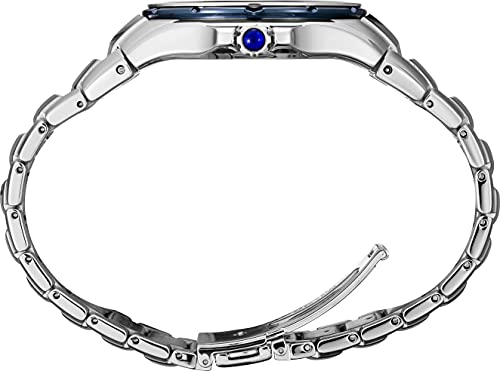 Image of SEIKO Watch for Men - Coutura Collection - Solar Powered, Stainless Steel Case & Bracelet, Gray & Black Dials, Date Display, Water Resistant